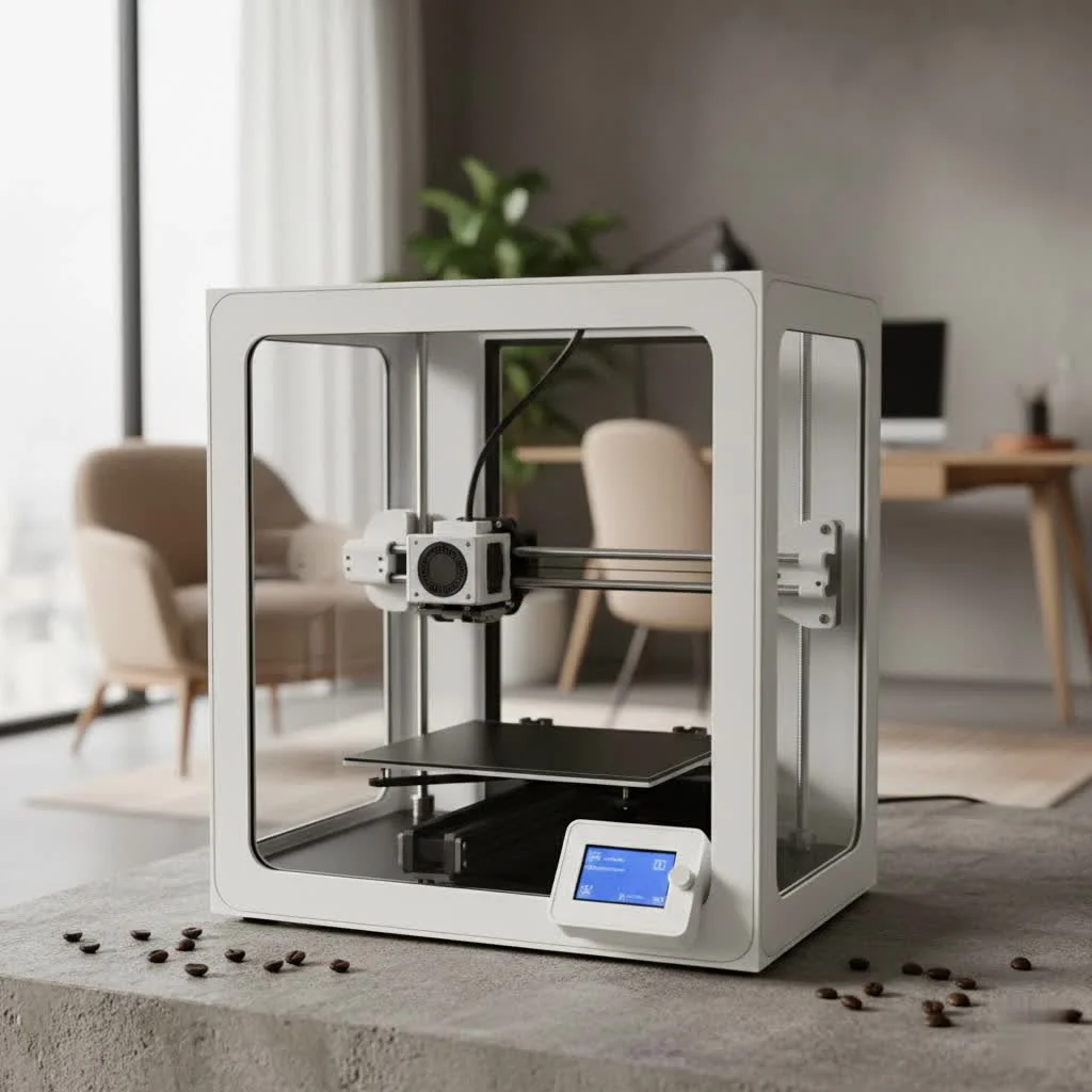 FlashForge Adventurer 5M 3D printer with a printed model