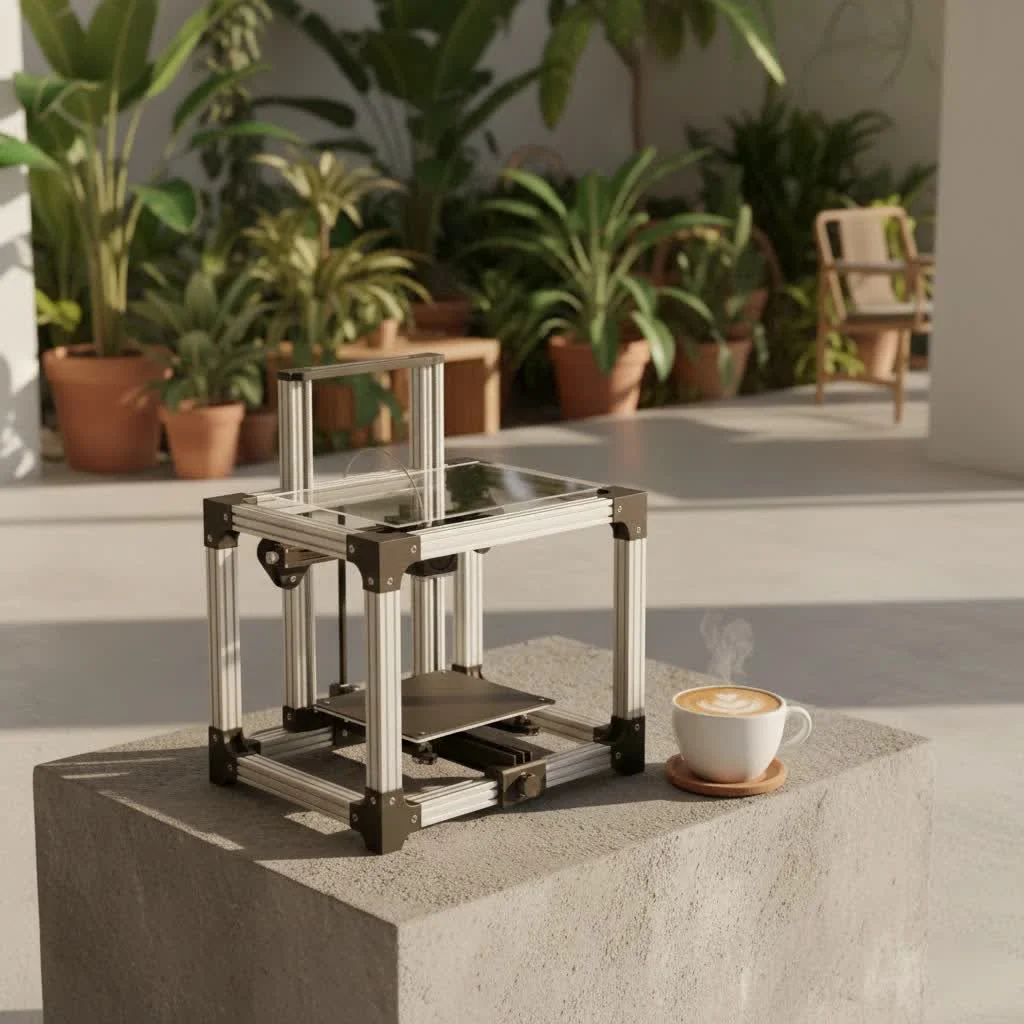 LEGO 3D printer constructed from plastic bricks