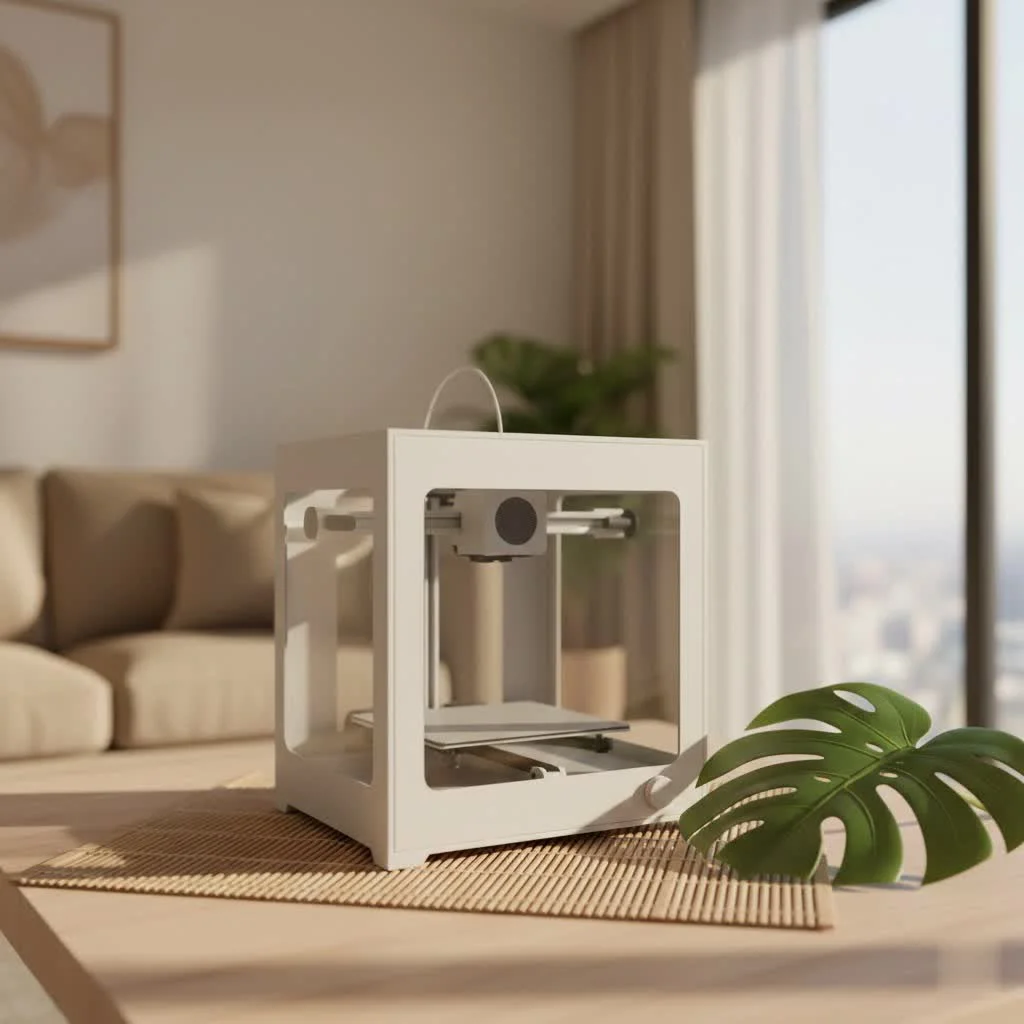 3D printer creating a detailed object