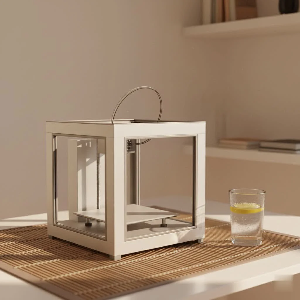 Elegoo 3D printer creating a detailed model