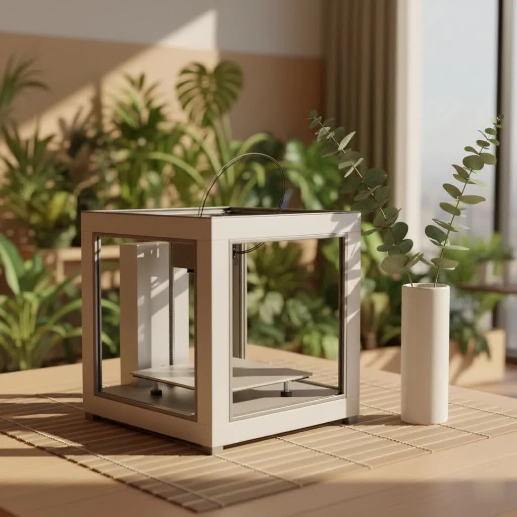 Bambu Lab P1P 3D printer printing a detailed model
