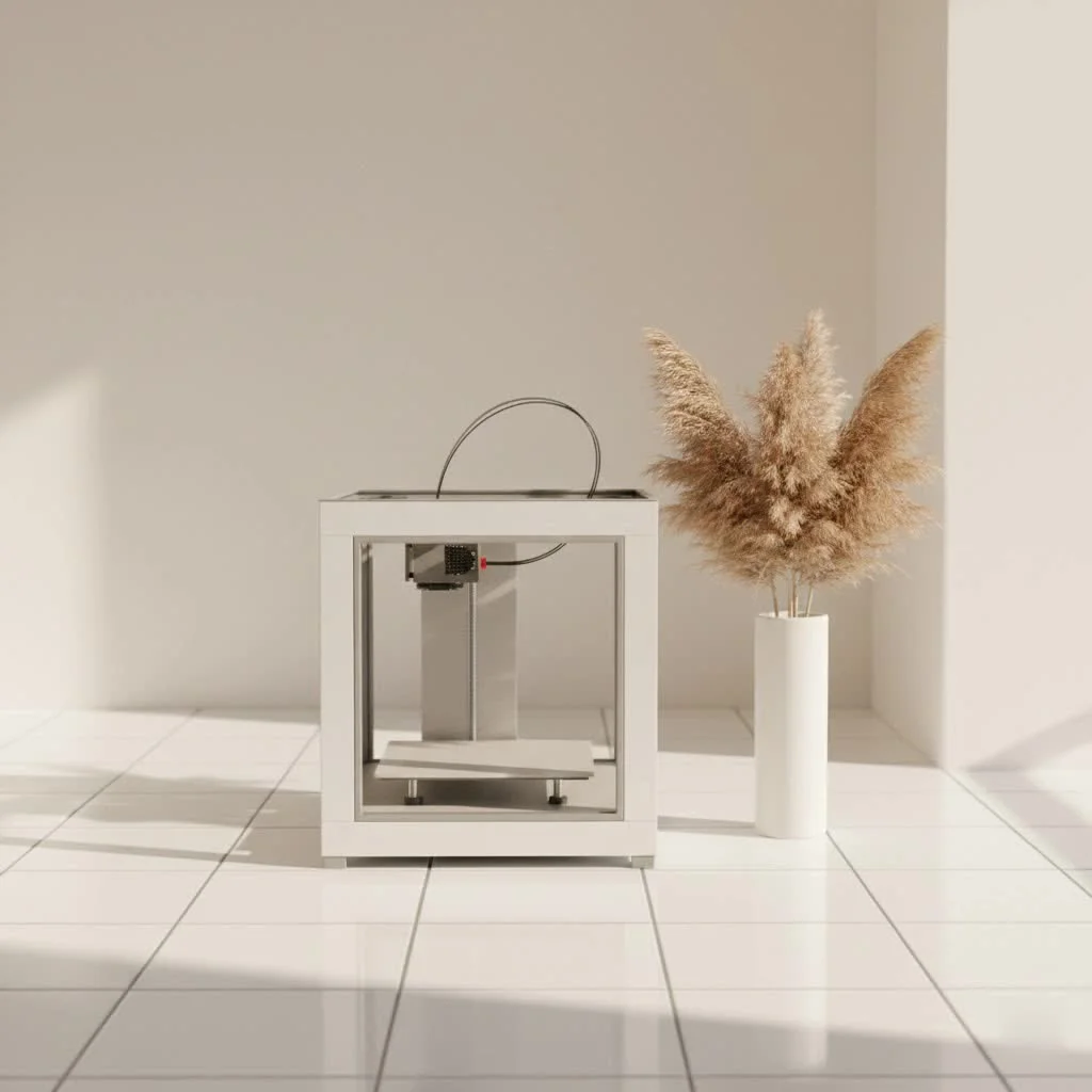 3D printer in a workshop setting