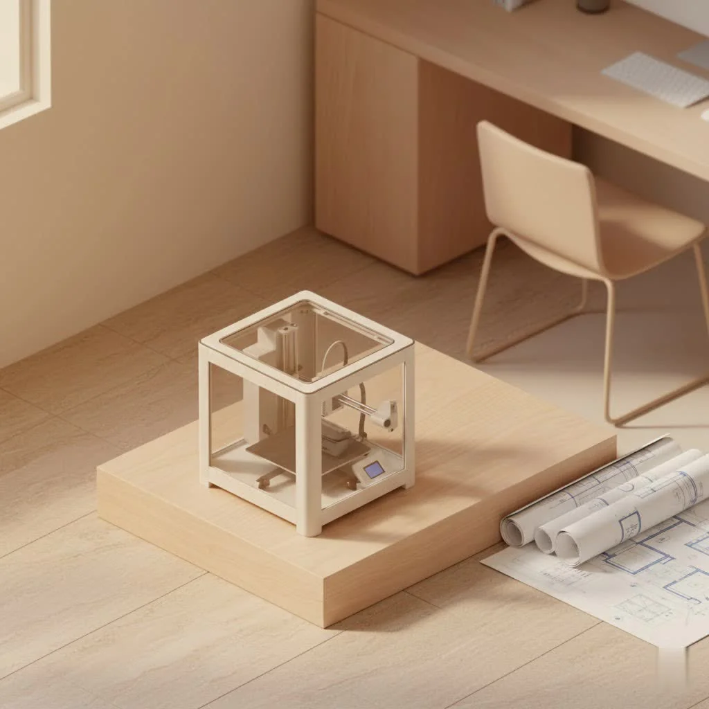 Creality 3D printer printing a detailed model