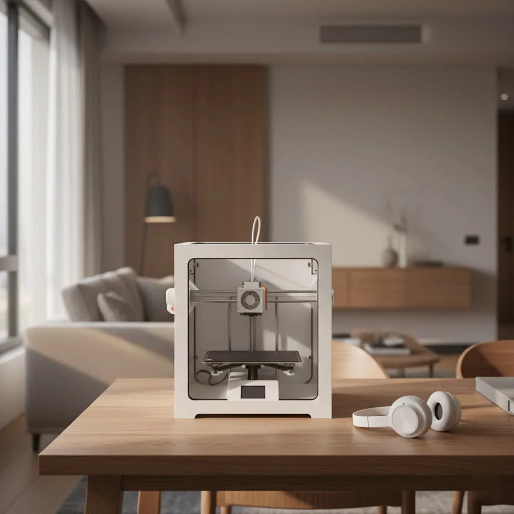 Different types of 3D printers on display