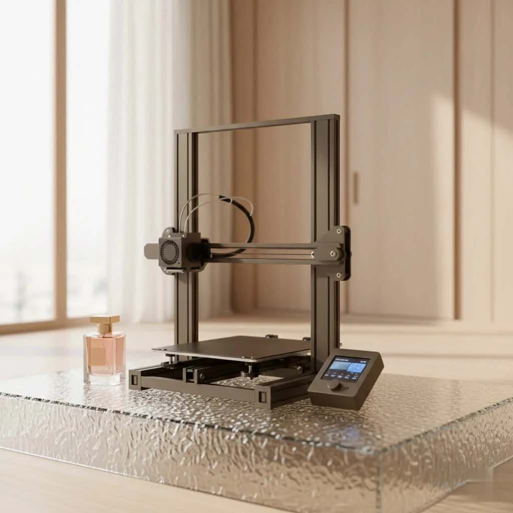 Child holding a 3D printed toy made with a Toybox printer
