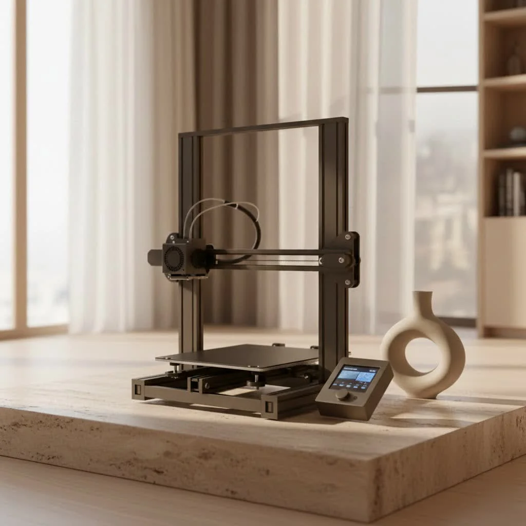 Elegoo 3D printer creating a detailed model